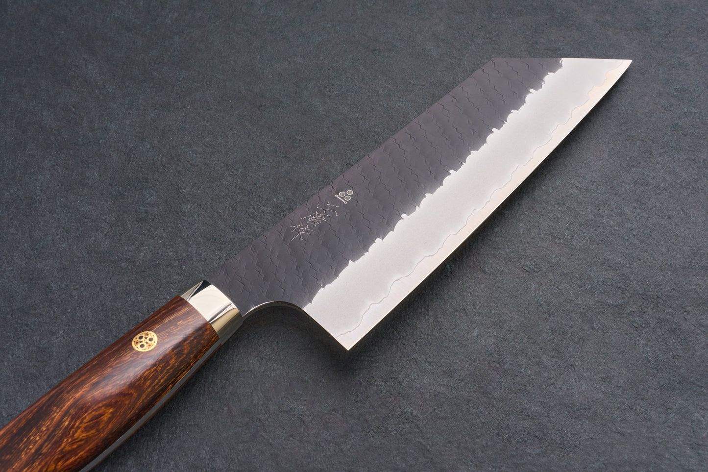 Nigara SG2 Kurouchi Tsuchime Western Kiritsuke Nakiri 180mm