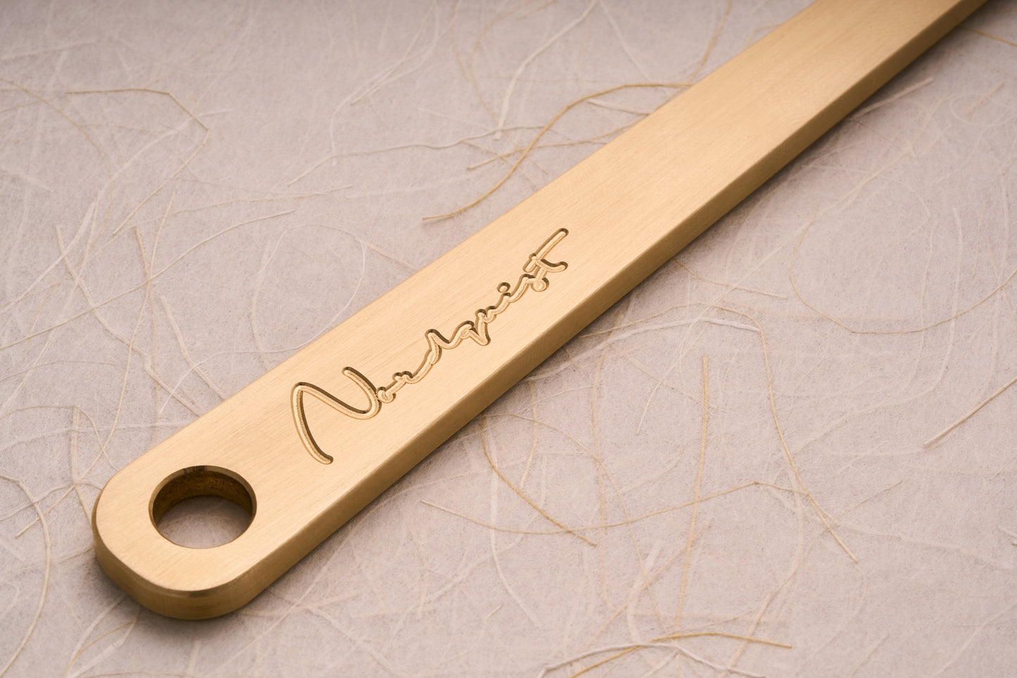 Nordquist Designs Carbon Steel and Brass Spatula