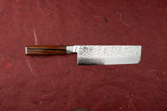 Ono Knife Suzukaze SG2 Tsuchime Damascus Nakiri 165mm from Ono Knife