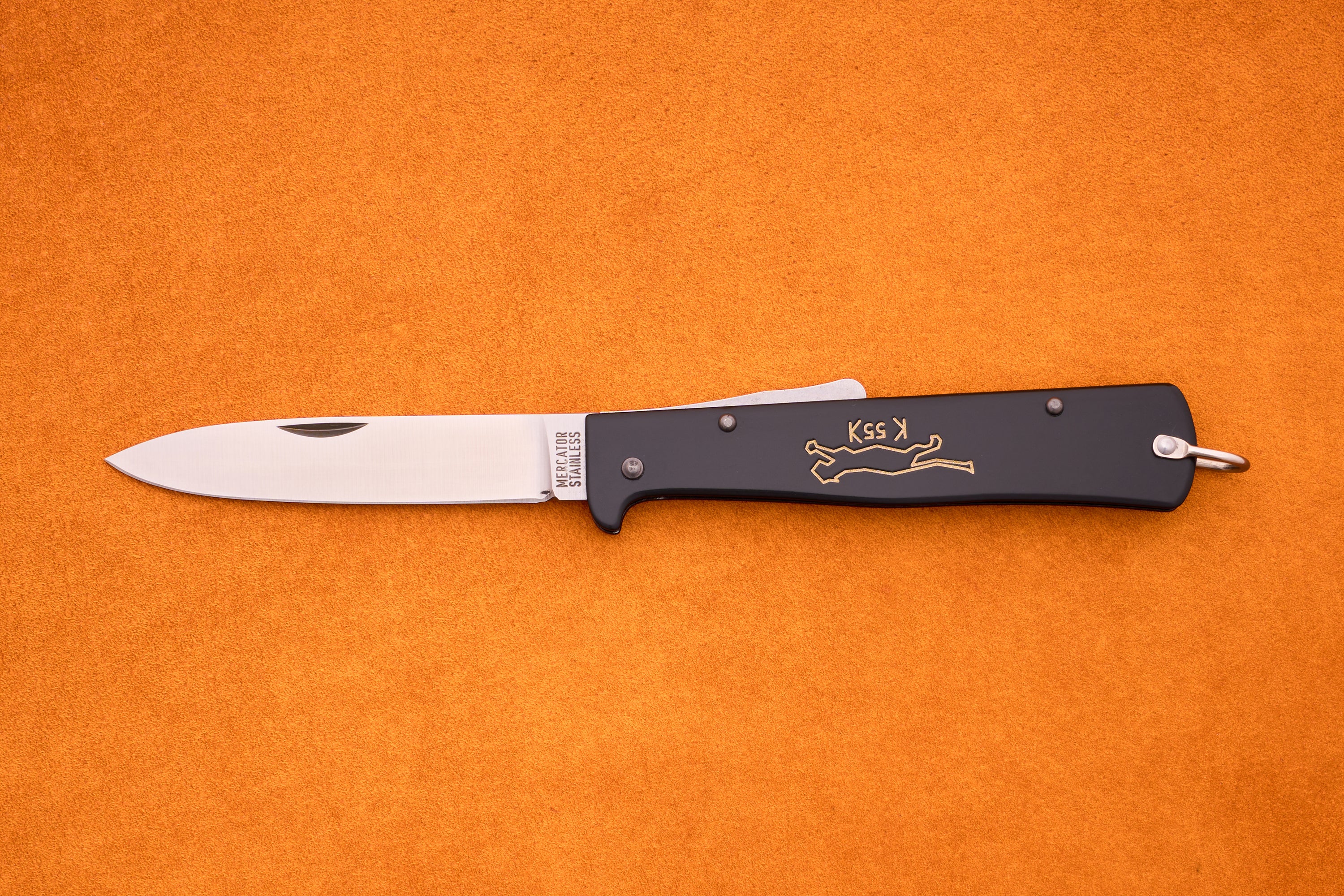 Otter-Messer Mercator "Black cat knife" K55K
