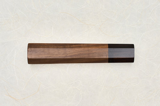 Replacement Handle Walnut Black Ebony Collar Octagon Handle