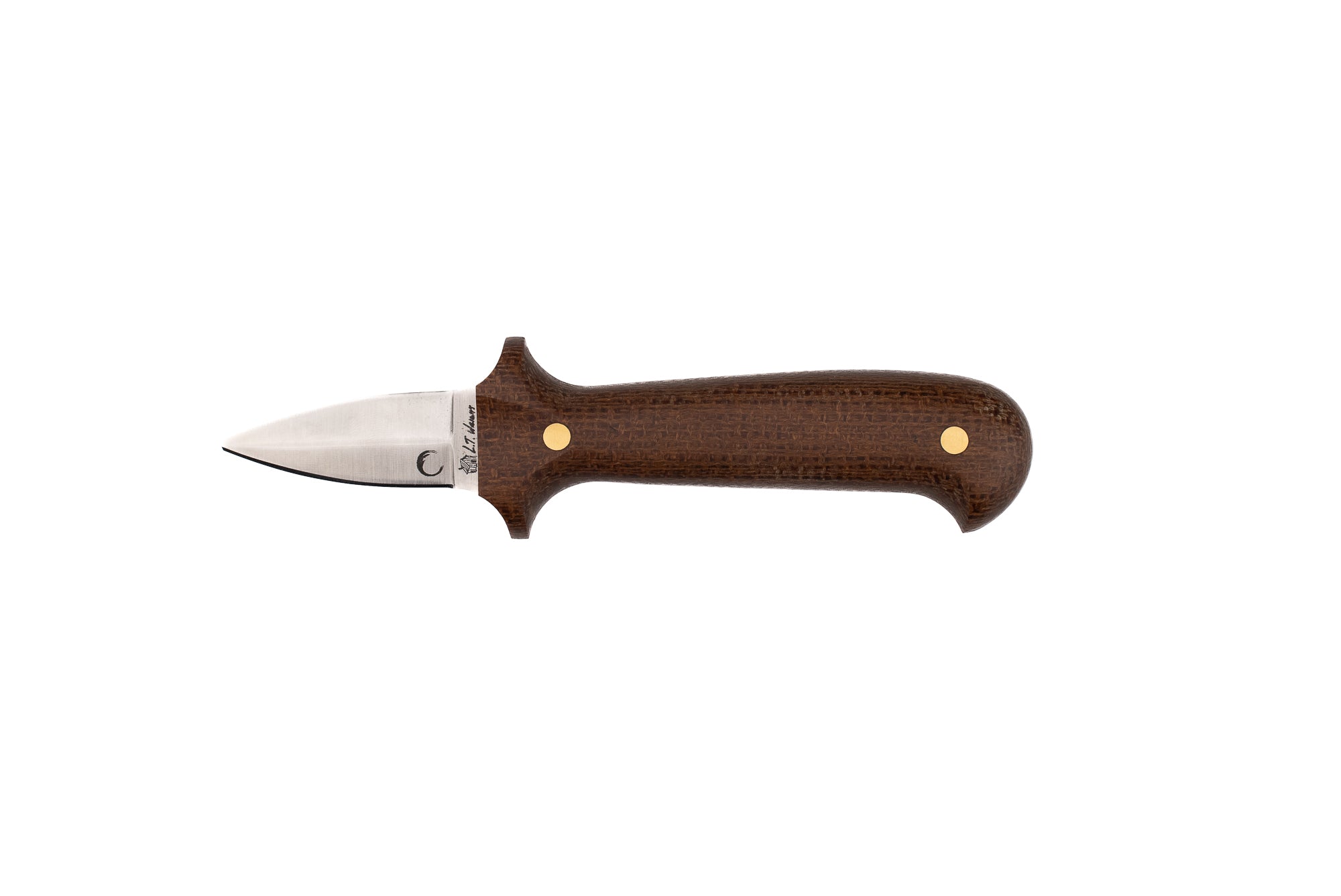 Chef Paul Oyster Knife - Wild Harvest Series - LT Wright Hand Crafted Knives from Paul Rogalski