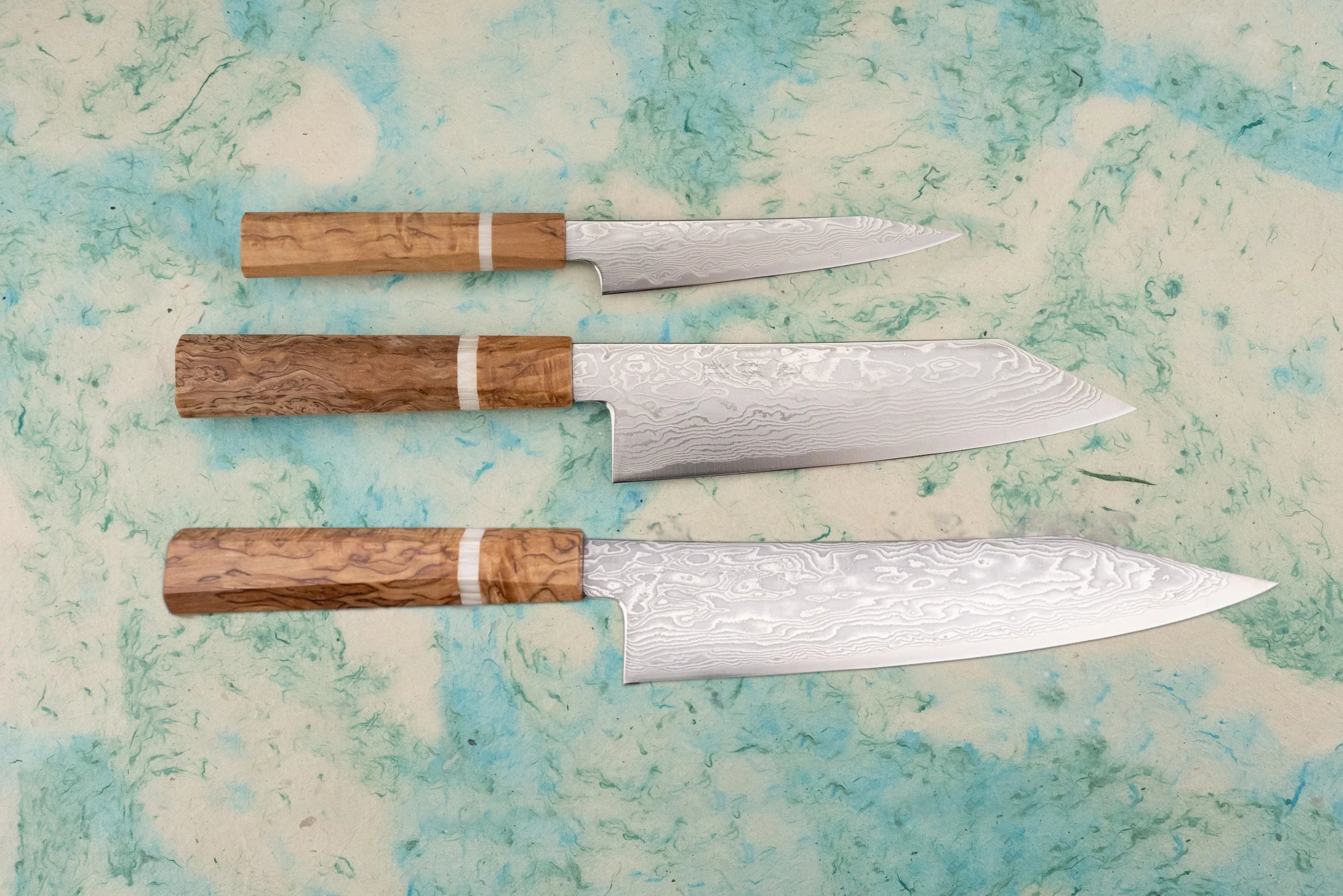 Ryusen Fukakuryu KAI 3 Piece Knife Set – Knifewear - Handcrafted