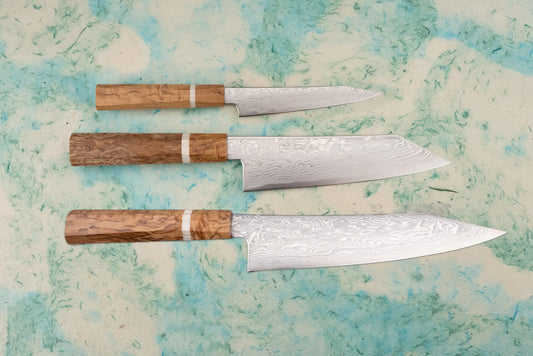 Ryusen Fukakuryu KAI 3 Piece Knife Set
