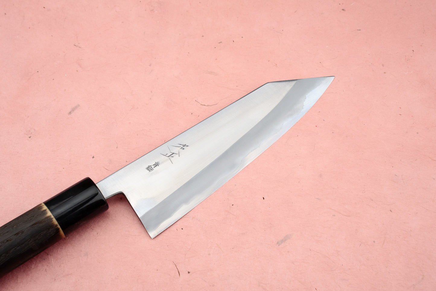 Sadamasa Aogami Stainless Migaki Kiritsuke Santoku 165mm