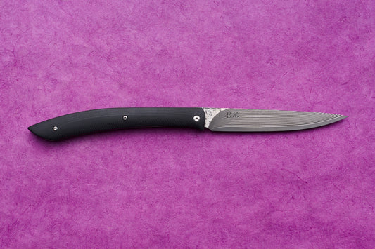 Saji SG2 Steak Folding Steak Knife Black