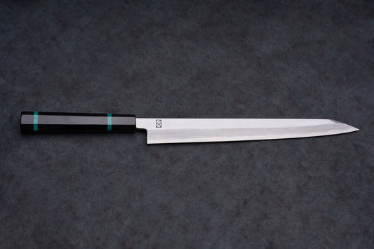 Sakai Kikumori Ren Aoichi Kiritsuke Yanagiba 300mm