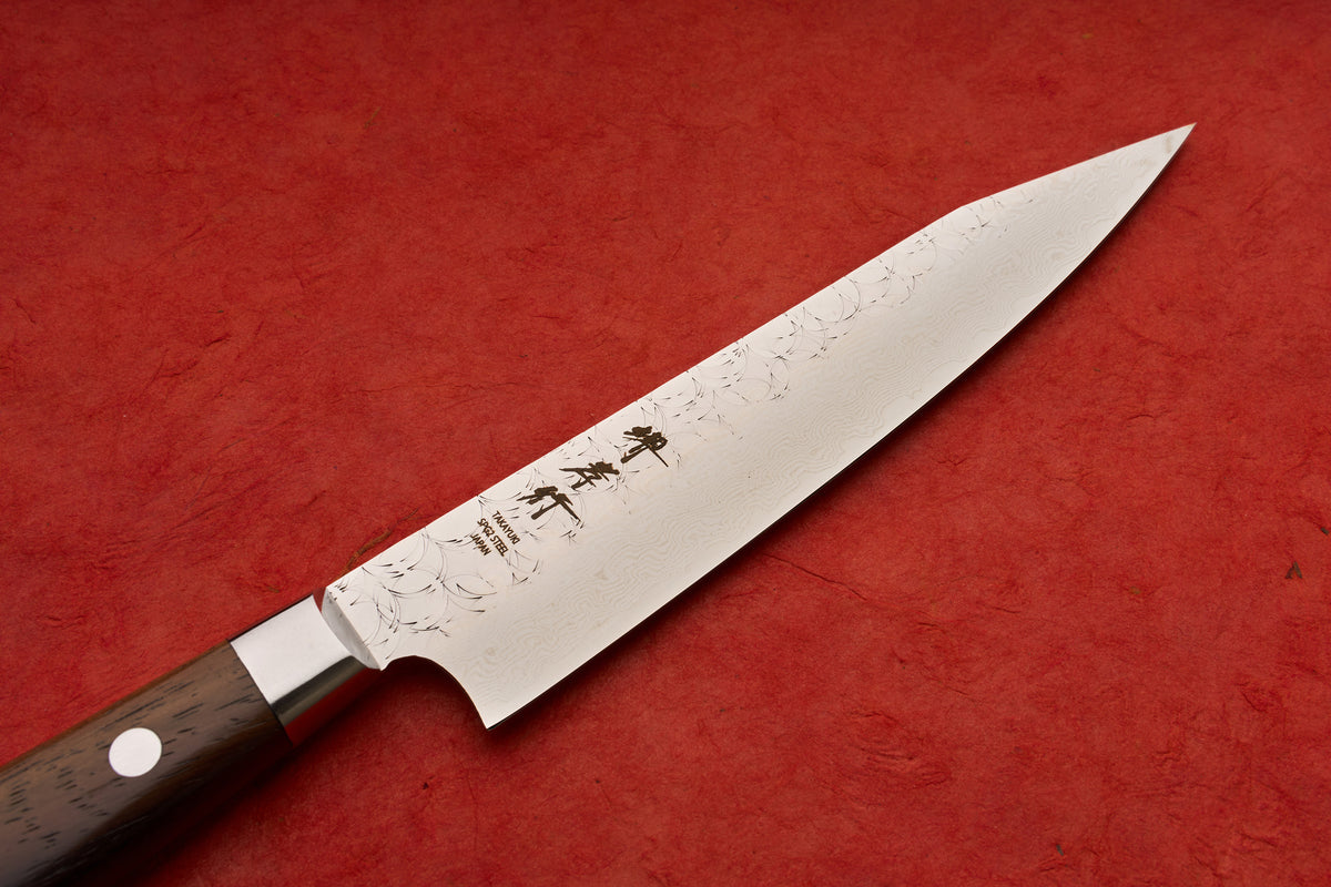Sakai Takayuki SG2 Tsuchime Damascus Western Kengata Petty 150mm