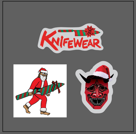 Knifewear Holiday Acrylic Pin Set