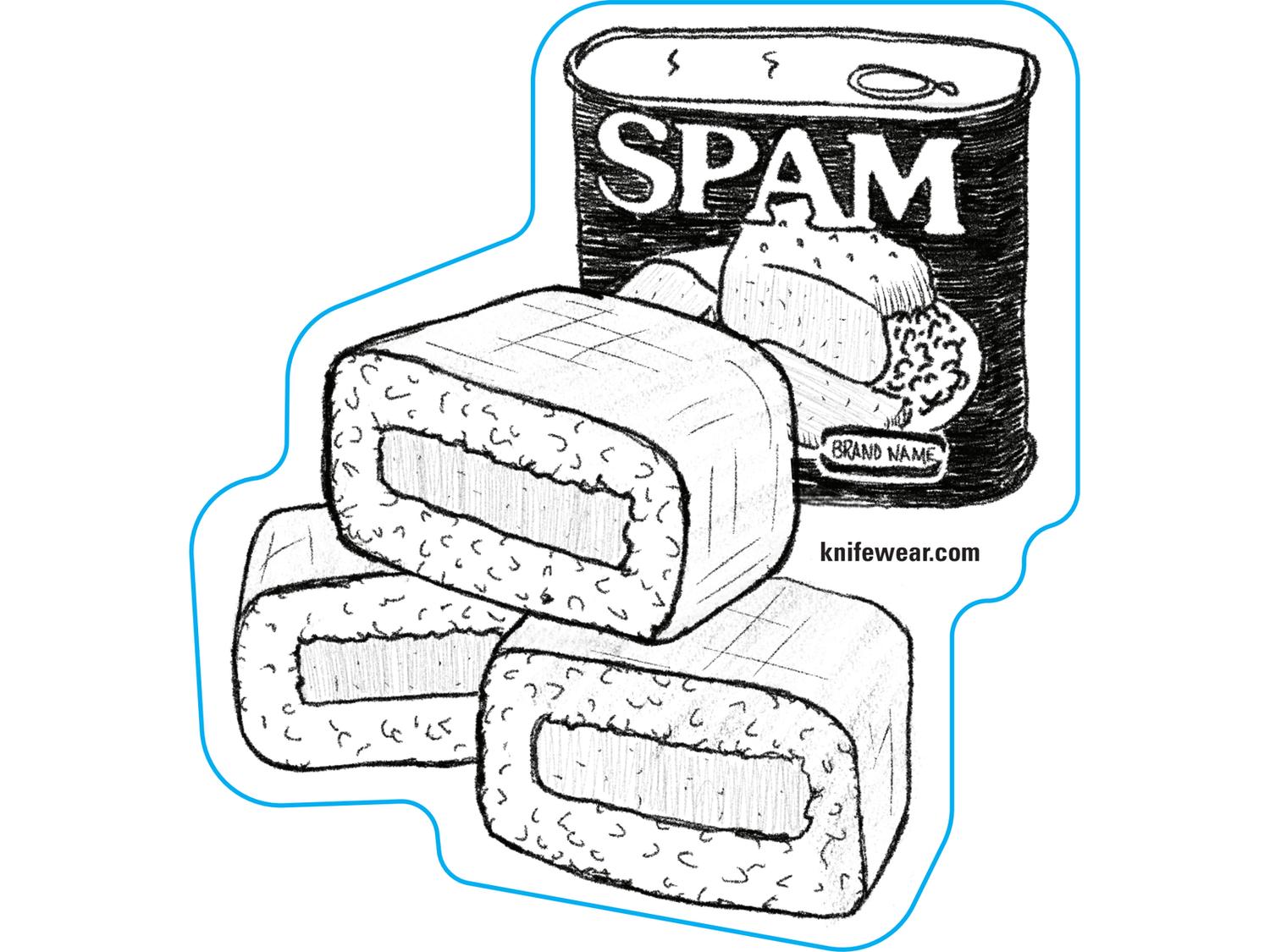 Sticker Sunday February 2025 from Knifewear Merch