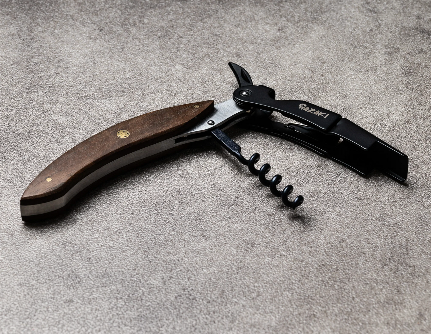 Hazaki Wine Corkscrew & Bottle Opener