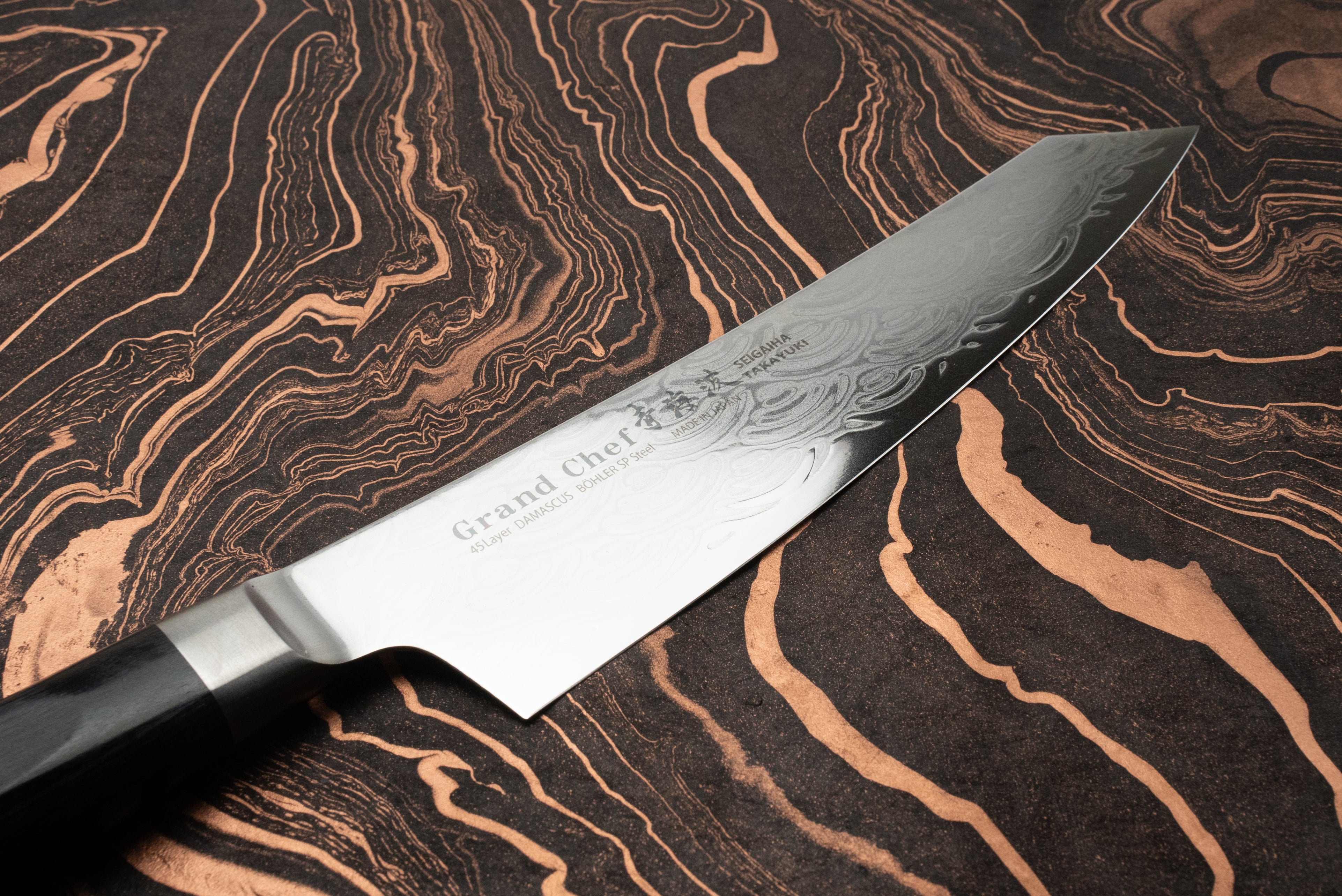 Sakai Takayuki Grand Chef Seigaiha Kengata Gyuto 190mm – Knifewear