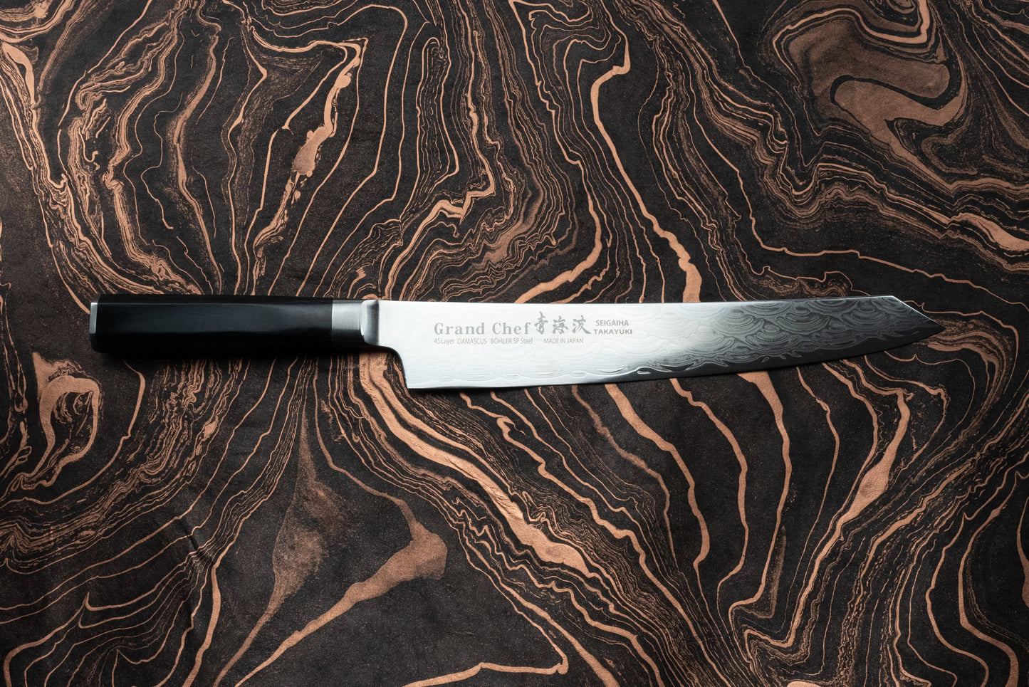 Sakai Takayuki Grand Chef Seigaiha Kengata Sujihiki 250mm