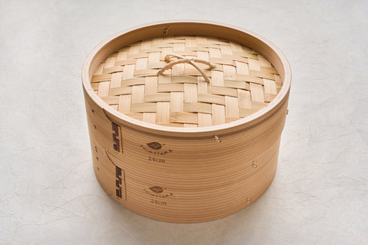 Shimoyama Bamboo Steamer with Lid 24cm