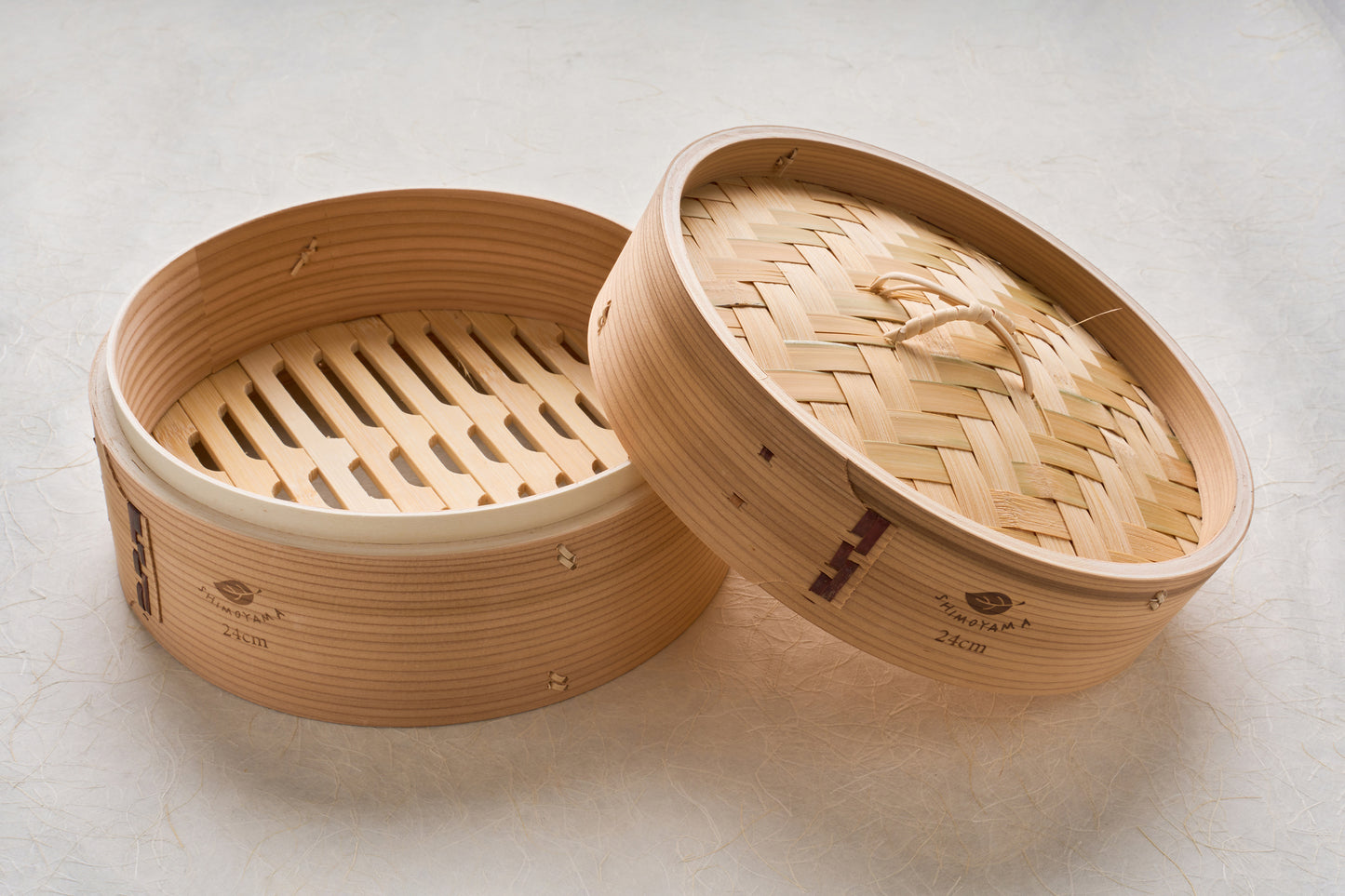 Shimoyama Bamboo Steamer with Lid 24cm