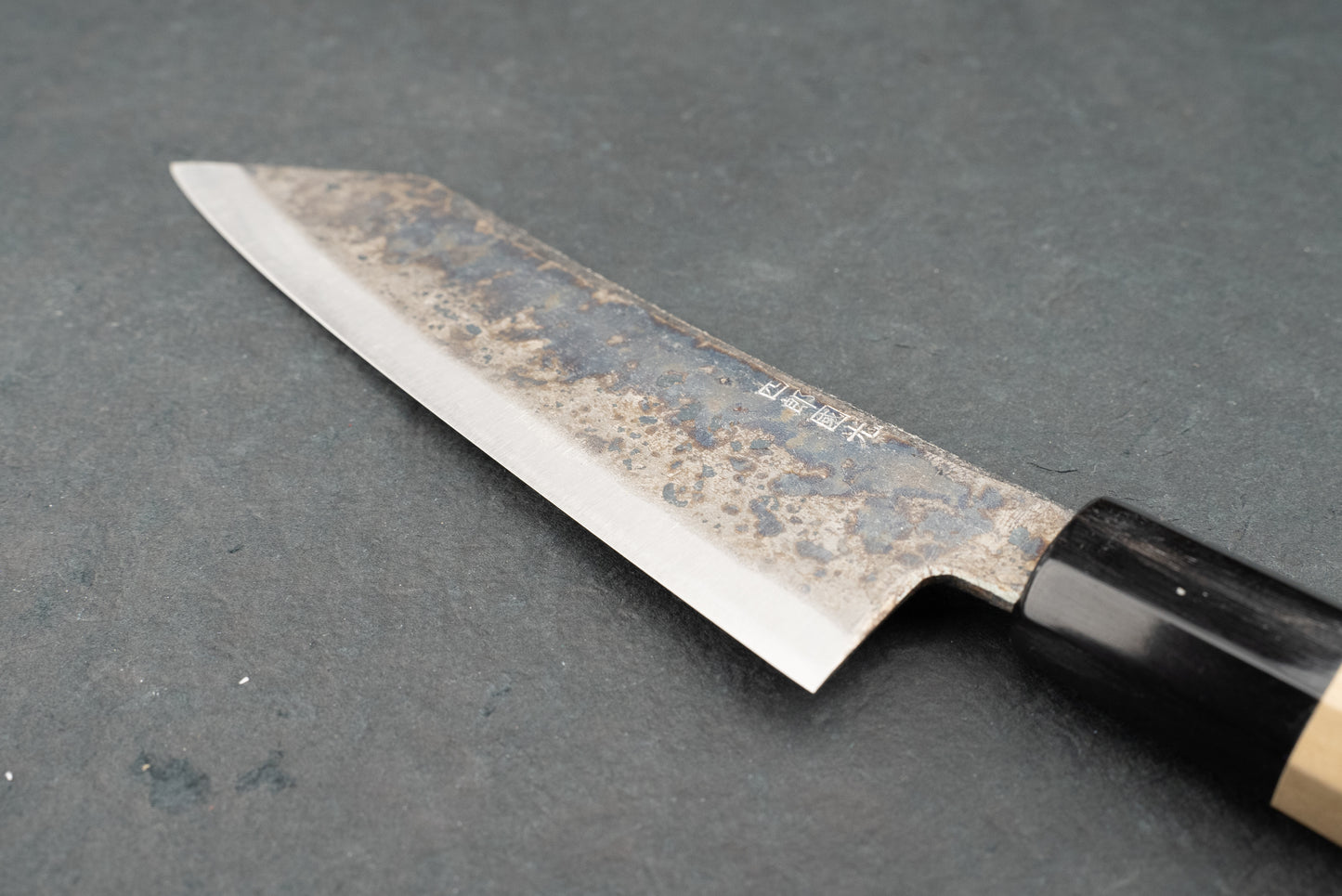 Shiro Kunimitsu Aogami Kurouchi Chikuzen Bunka 160mm