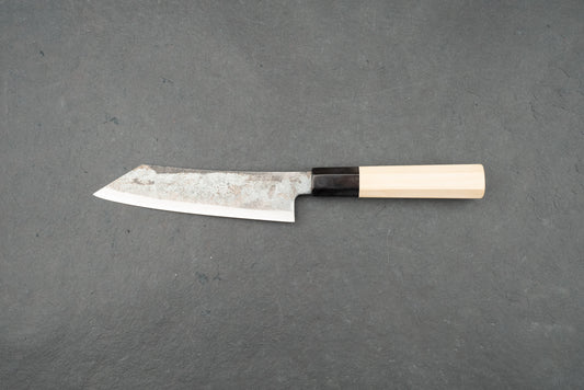 Shiro Kunimitsu Aogami Kurouchi Chikuzen Ko-Bunka 140mm