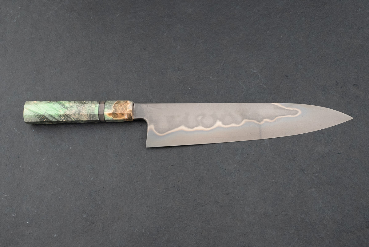 Kitchen Hashimoto Shoichi Hashimoto Shiroichi Honyaki Metal Flow Gyuto 240mm – Knifewear ...