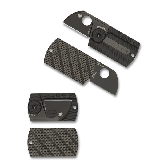 Spyderco Dog Tag Folder Carbon Fibre