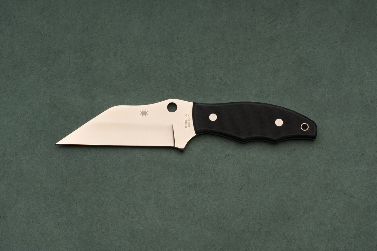 Spyderco Ronin 2 Black G-10 w/ Sheath