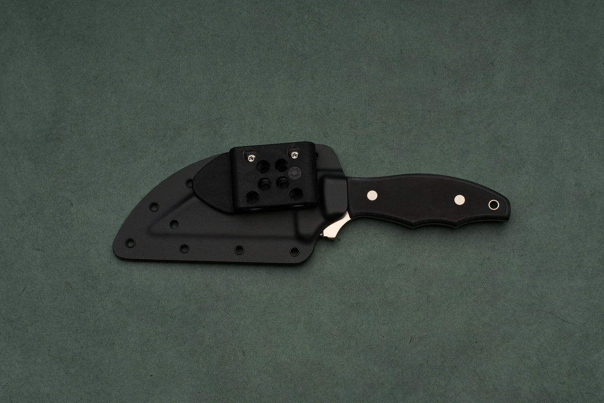 Spyderco Ronin 2 Black G-10 w/ Sheath