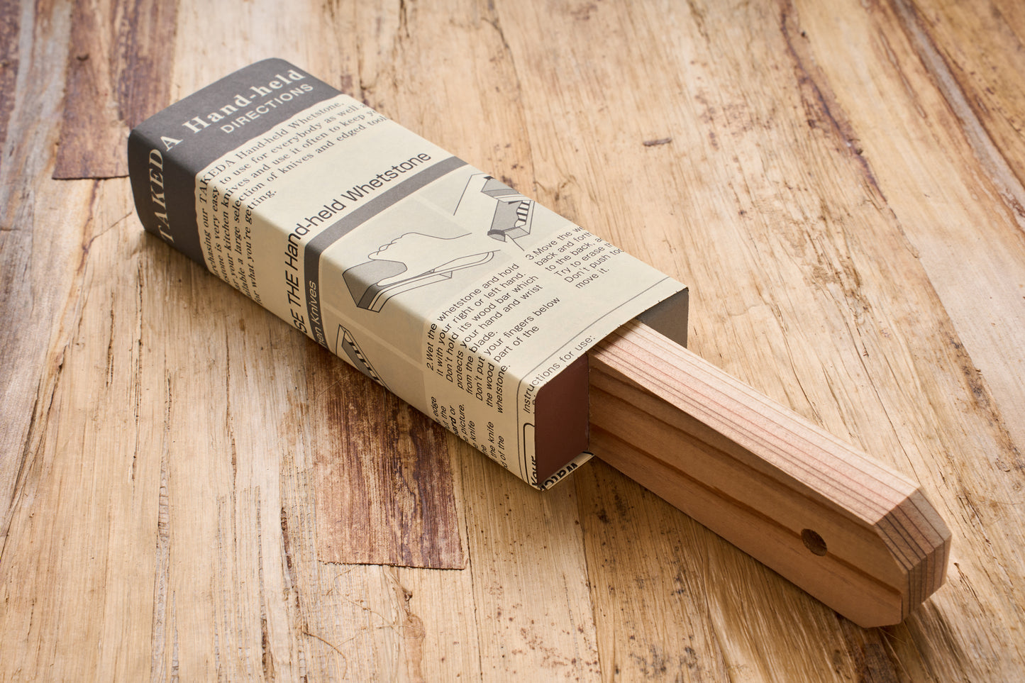 Takeda Handheld Double Sided Sharpening Stone