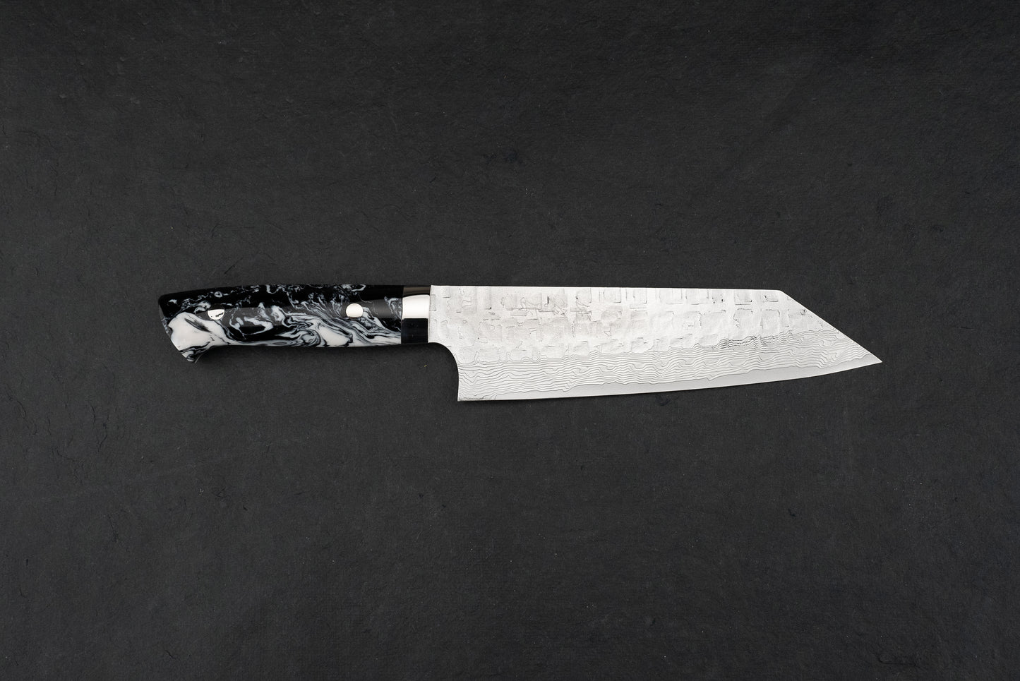 Takeshi Saji VG10 Cross Tsuchime Damascus Western Bunka 180mm from Takeshi Saji