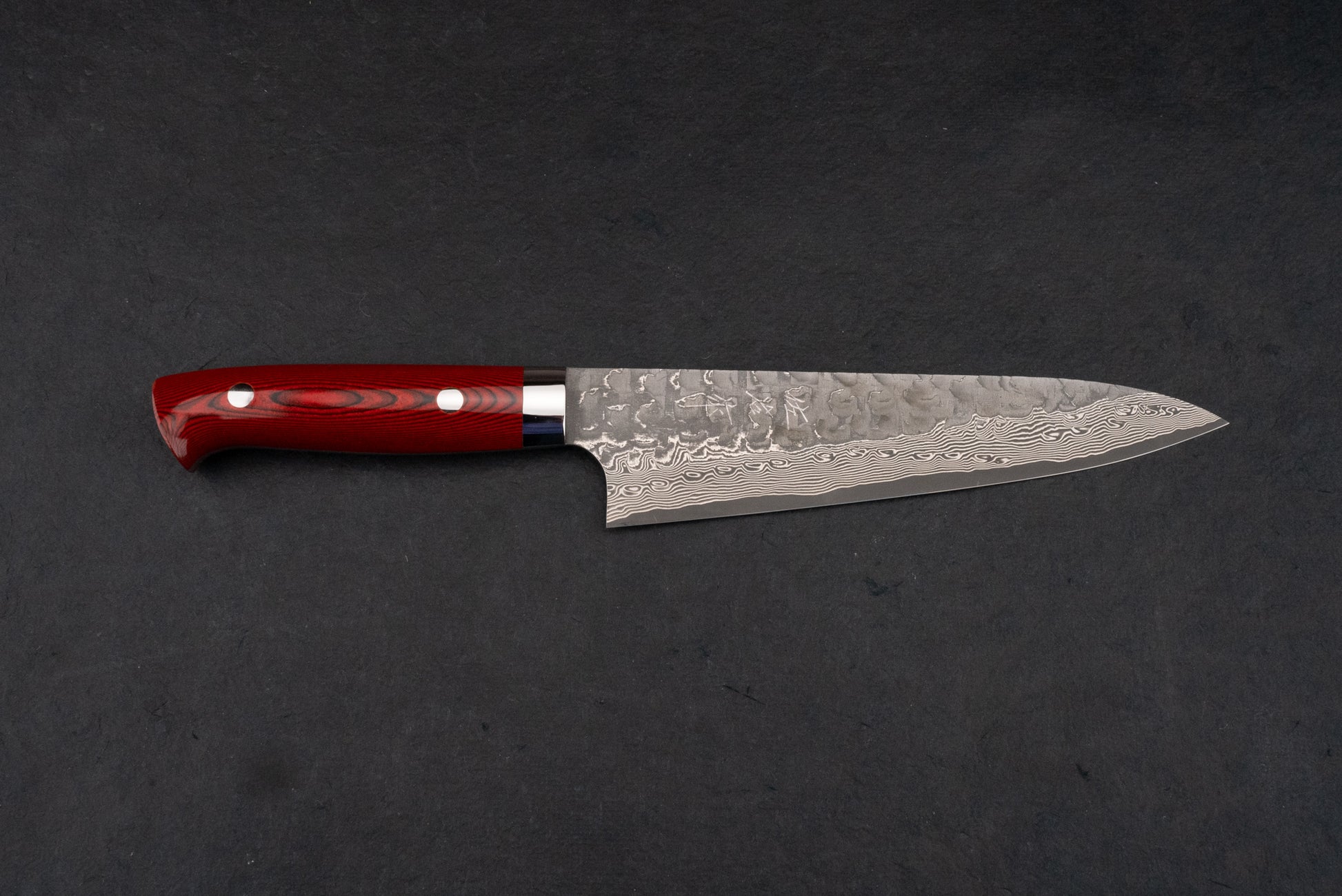 Takeshi Saji VG10 Tsuchime Damascus Western Gyuto 180mm from Takeshi Saji