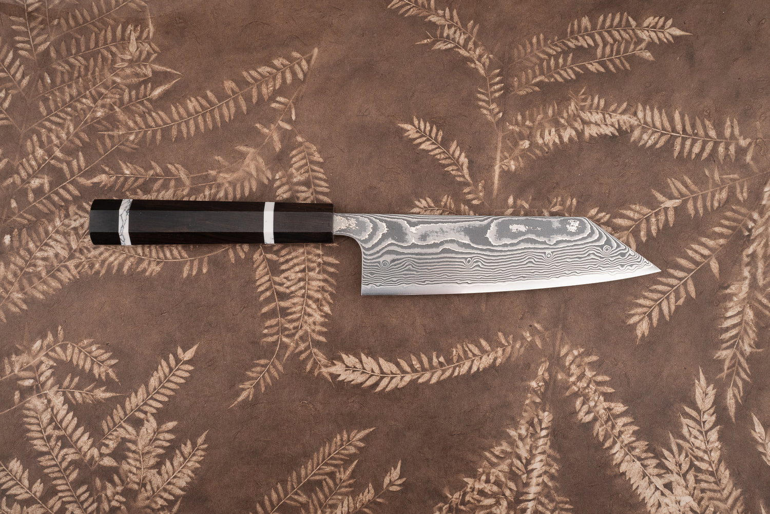 Tetsuhiro SG2 Damascus Kanko Kiritsuke Santoku 165mm from Tetsuhiro