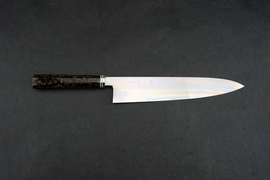 Tetsujin Hamono Aogami Honwarikomi Damascus Gyuto 270mm from Tetsujin