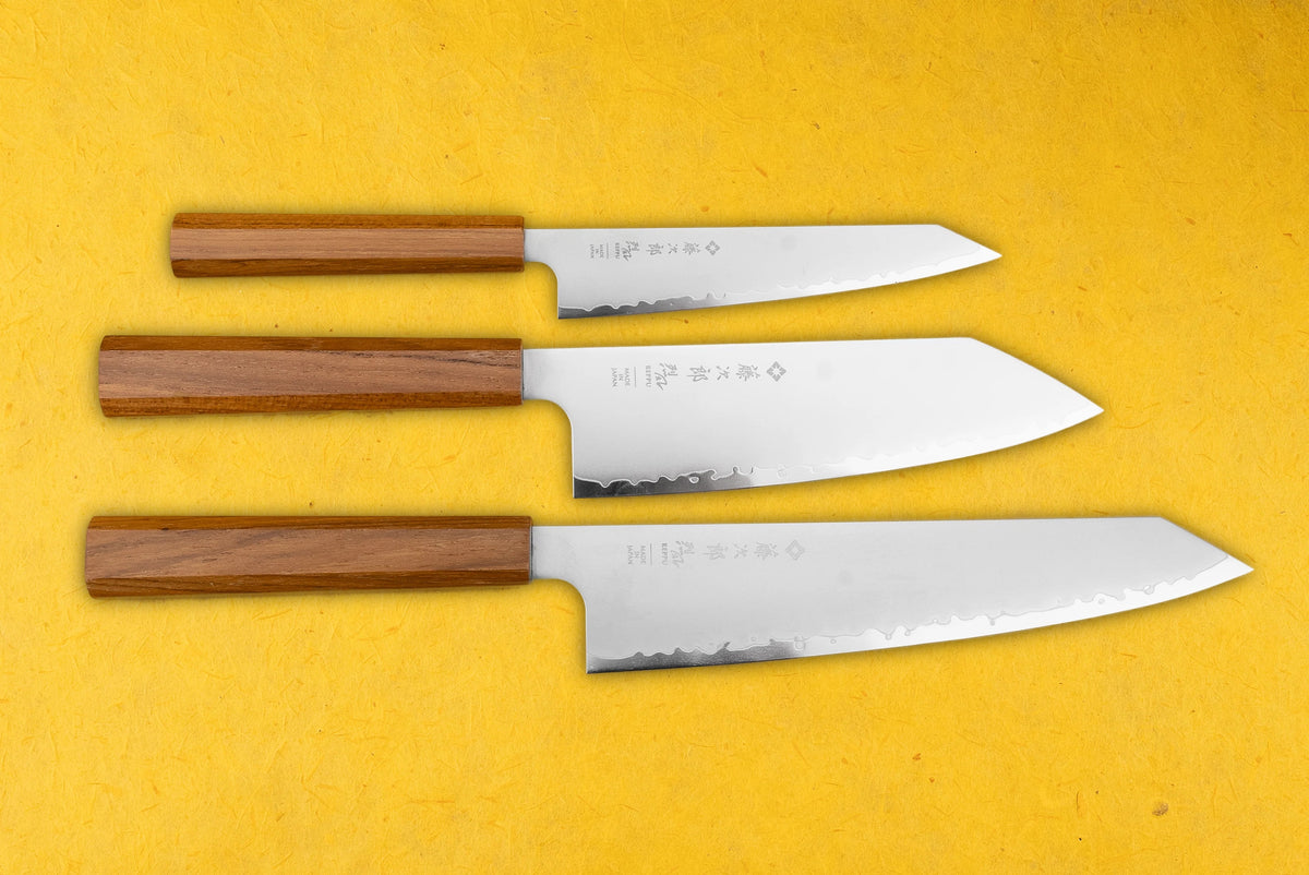 TOJIRO Reppu 3 Piece Knife Set – Knifewear - Handcrafted Japanese ...