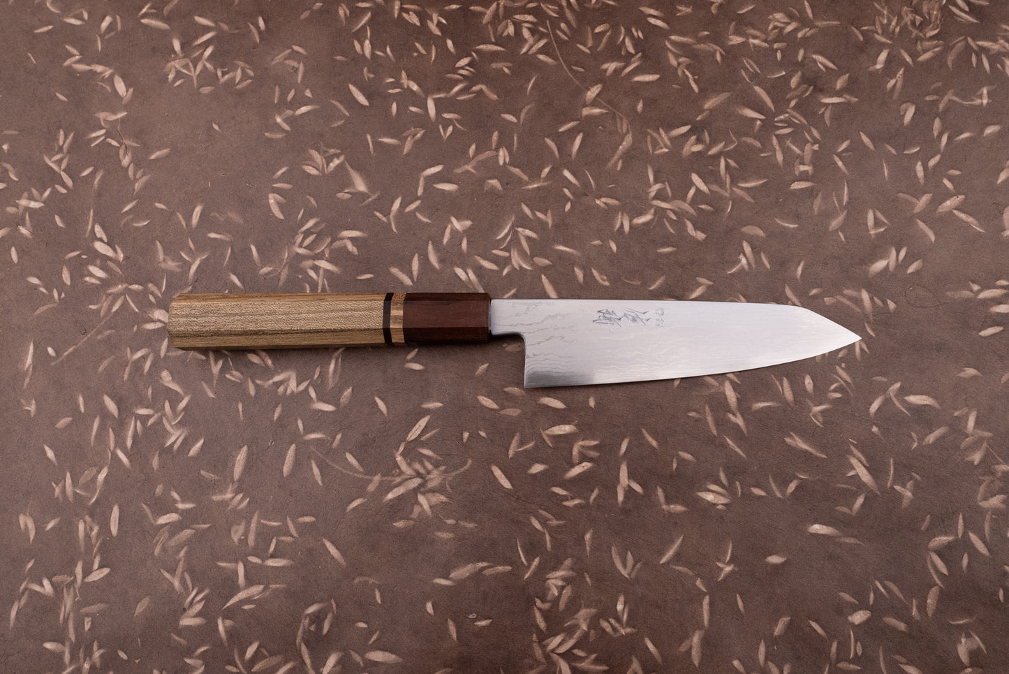 Toroku Sakai Aogami Damascus Kiritsuke Petty 150mm