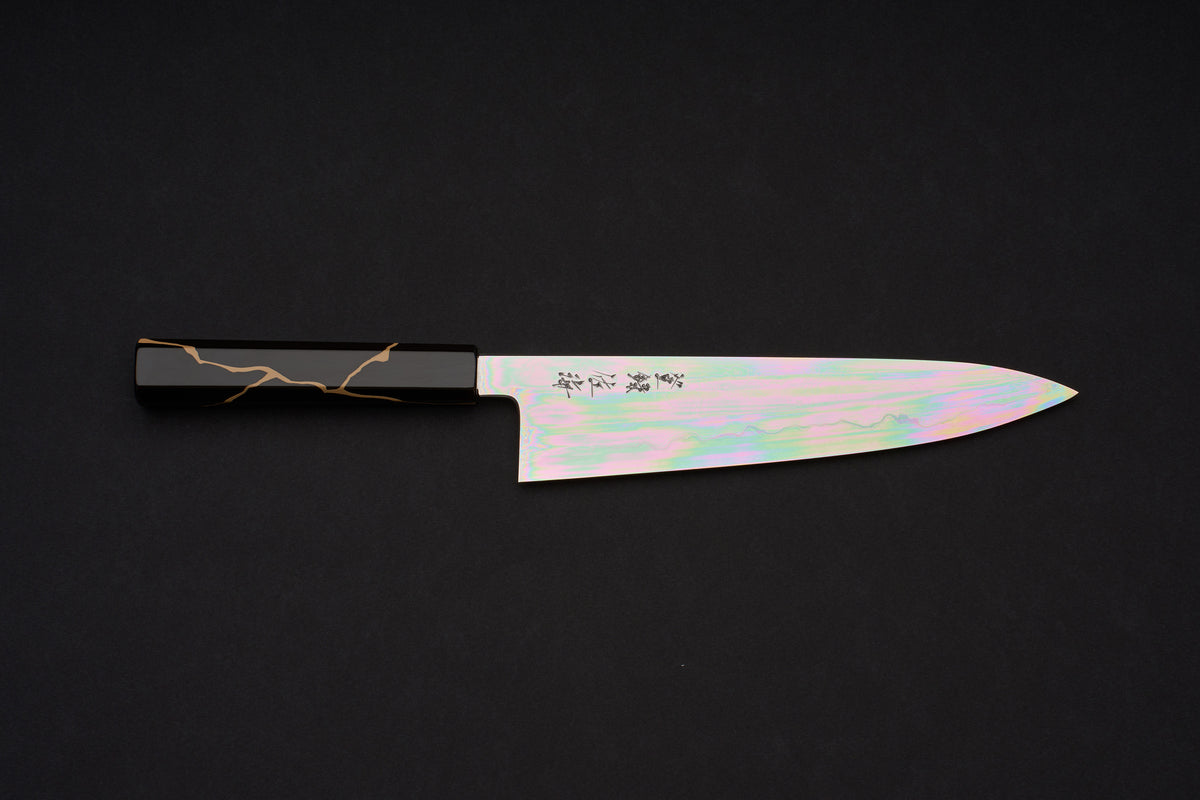 Touroku Sakai Myojin x Tanaka Aoichi Suminagashi Gyuto 240mm