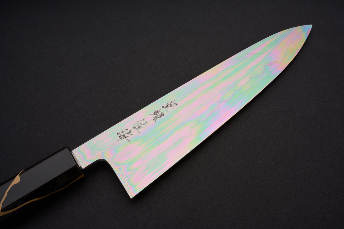 Touroku Sakai Myojin x Tanaka Aoichi Suminagashi Gyuto 240mm