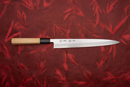 Touroku Sakai Shirogami Kasumi Yanagiba 240mm