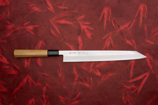 Touroku Sakai Tohwa Shirogami Kiritsuke Yanagiba 270mm