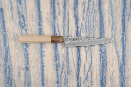 Tsunehisa Shiroichi Stainless Nijuhachi 廿捌 Tsuchime Petty 135mm