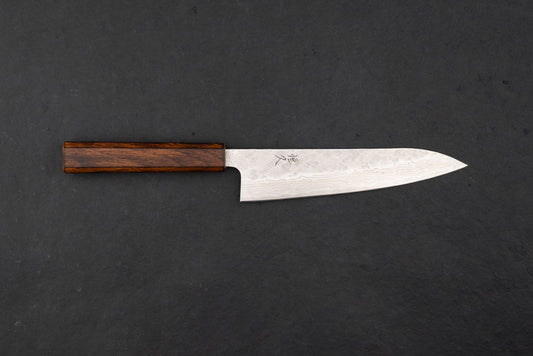 Tsunehisa Sanjuichi 参拾壱 440C Tsuchime Damascus Gyuto 180mm