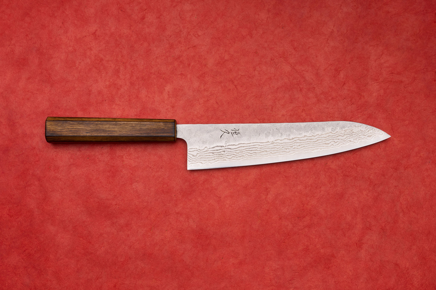 Tsunehisa 440C Sanjuichi 参拾壱 Tsuchime Damascus Gyuto 210mm T-03108