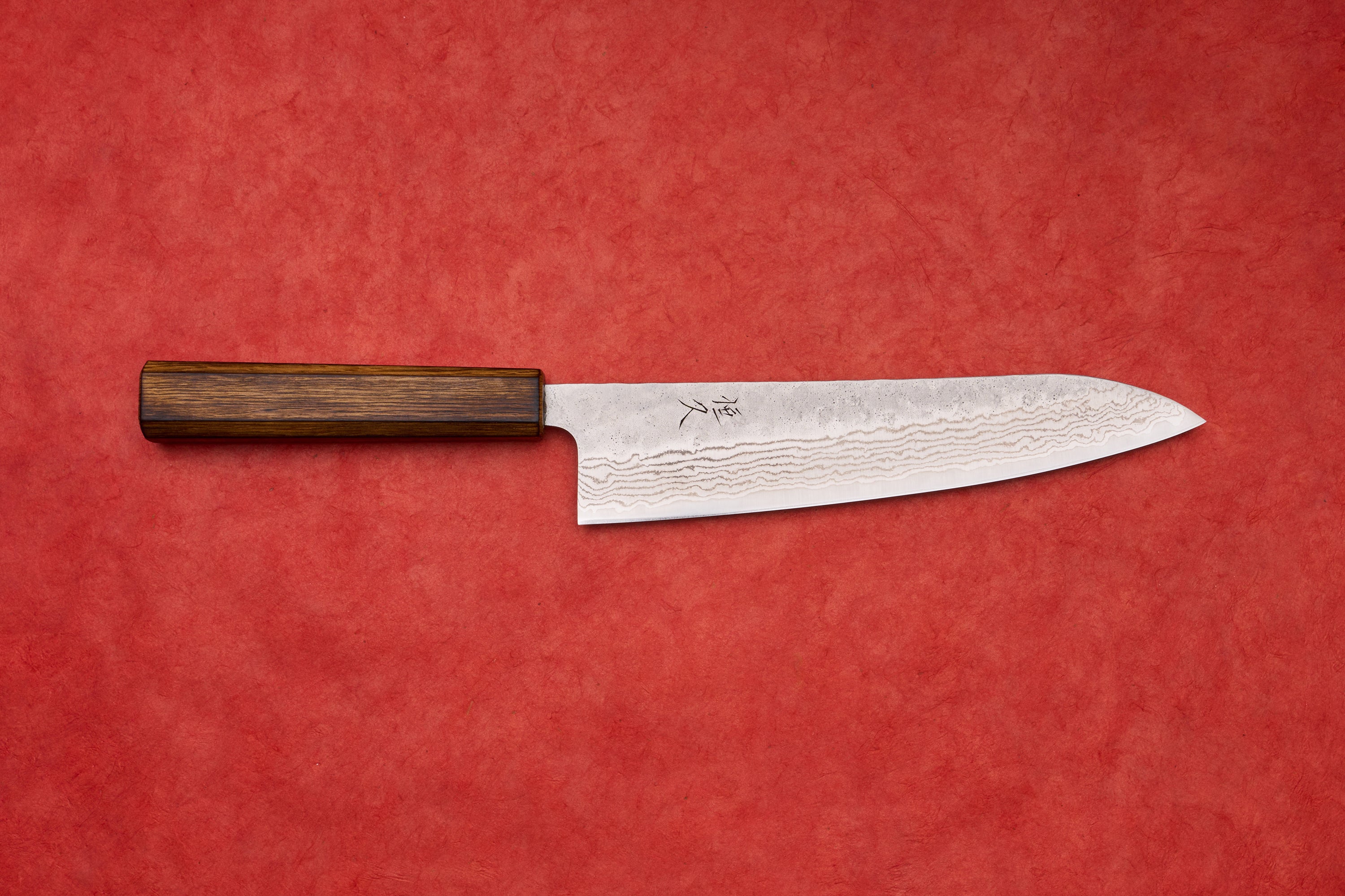 Tsunehisa 440C Sanjuichi 参拾壱 Tsuchime Damascus Gyuto 210mm T-03108