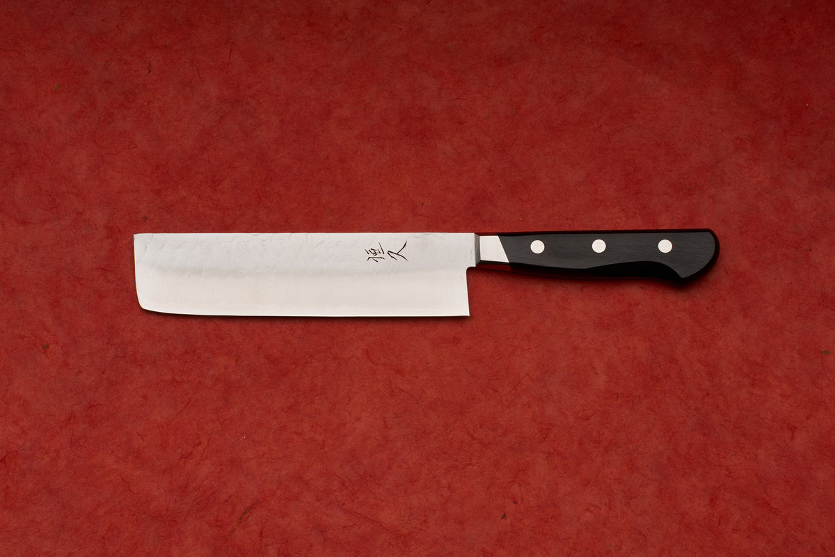 Tsunehisa A2/S Ichi 壱 Tsuchime Nashiji Western Nakiri 165mm T-00106