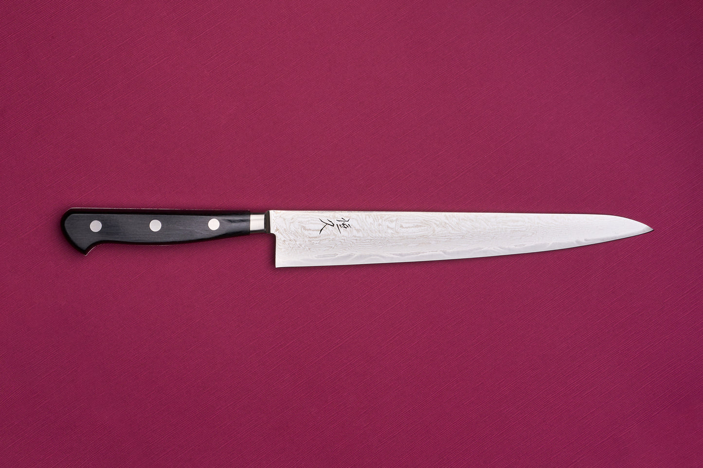 Tsunehisa AUS10 Sanjuhachi 参拾捌 Kuronami Damascus Western Sujihiki 240mm T-03812