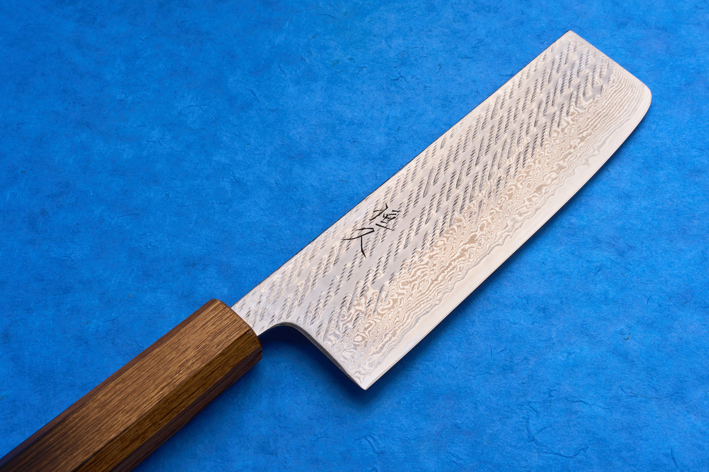 Tsunehisa AUS10 Sanjushichi 参拾漆 Nawame Damascus Nakiri 165mm T-03706