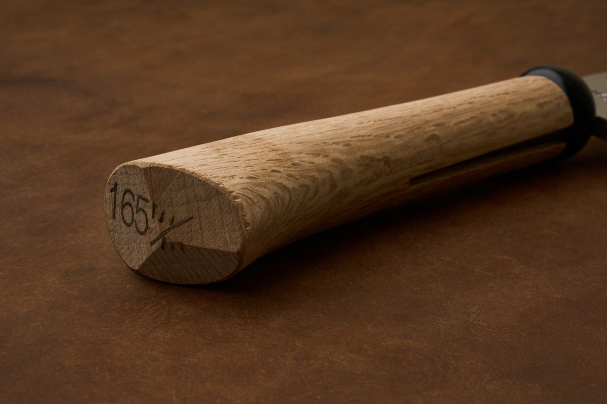 Tsunehisa 別誂 Migaki Koshi Nata Japanese Hatchet 165mm with wooden sheath