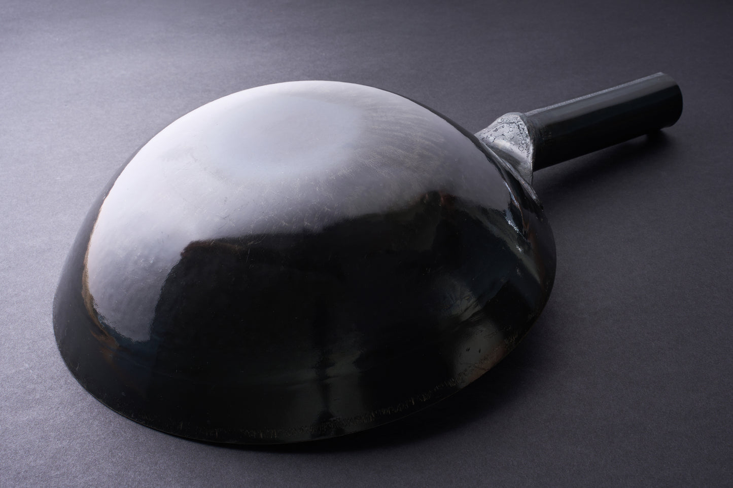 Yamada Uchidashi Hammered Steel Chinese Round Bottom Wok
