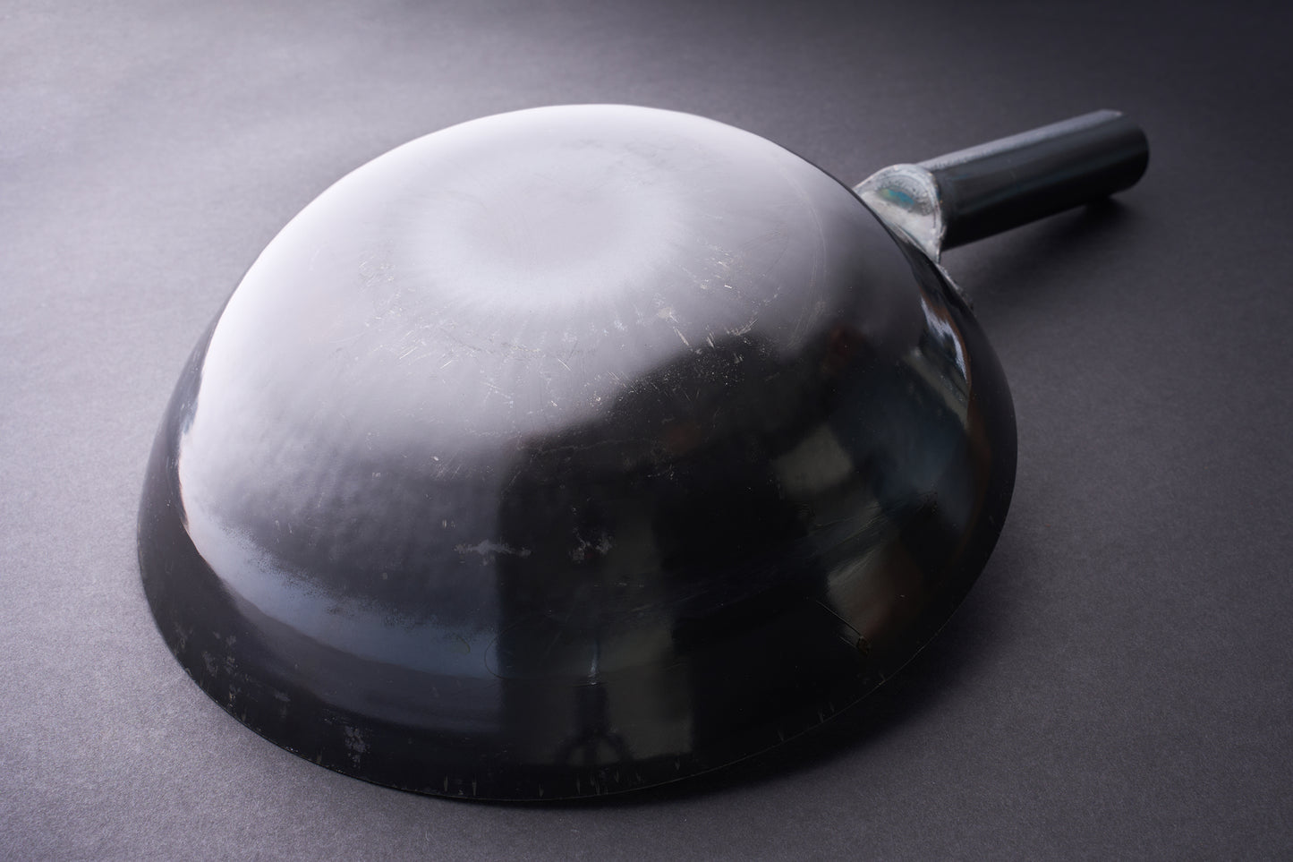 Yamada Uchidashi Hammered Steel Chinese Round Bottom Wok