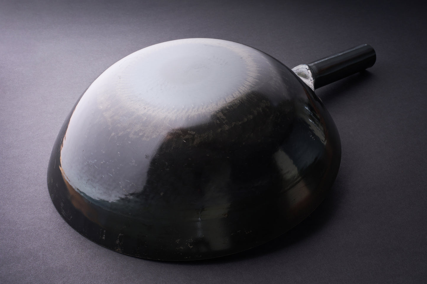 Yamada Uchidashi Hammered Steel Chinese Round Bottom Wok