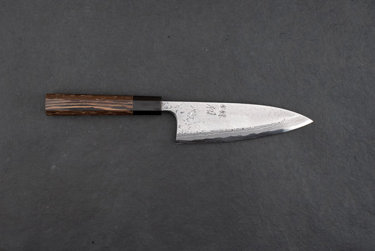 Yoshihiro Yauji Aogami Damascus Deba 165mm