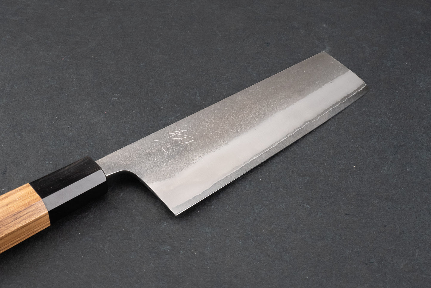 Yoshikane Shirogami Stainless Nashiji Nakiri 165mm