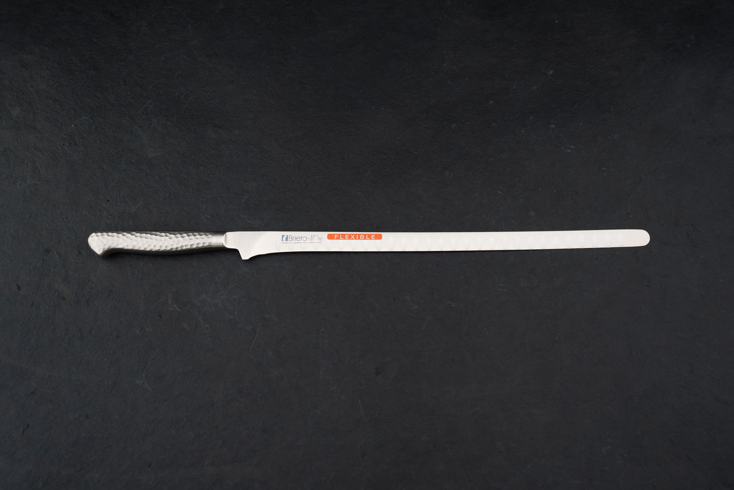 Brieto Pro Flexible Salmon Slicer with Dimples 320mm M116